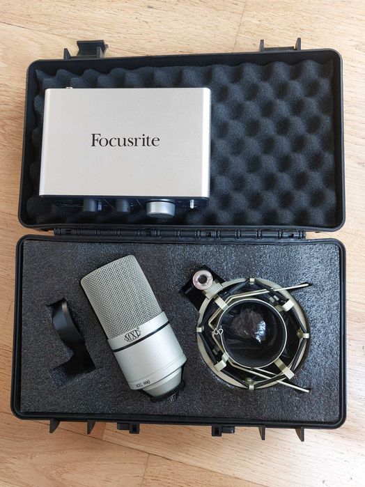 Zestaw nagraniowy: MXL 550 + Focusrite iTrack Solo – gotowy do pracy