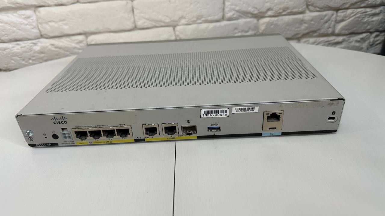 Бездротовий маршрутизатор (роутер) Cisco ISR 1100 (C1111-4P)