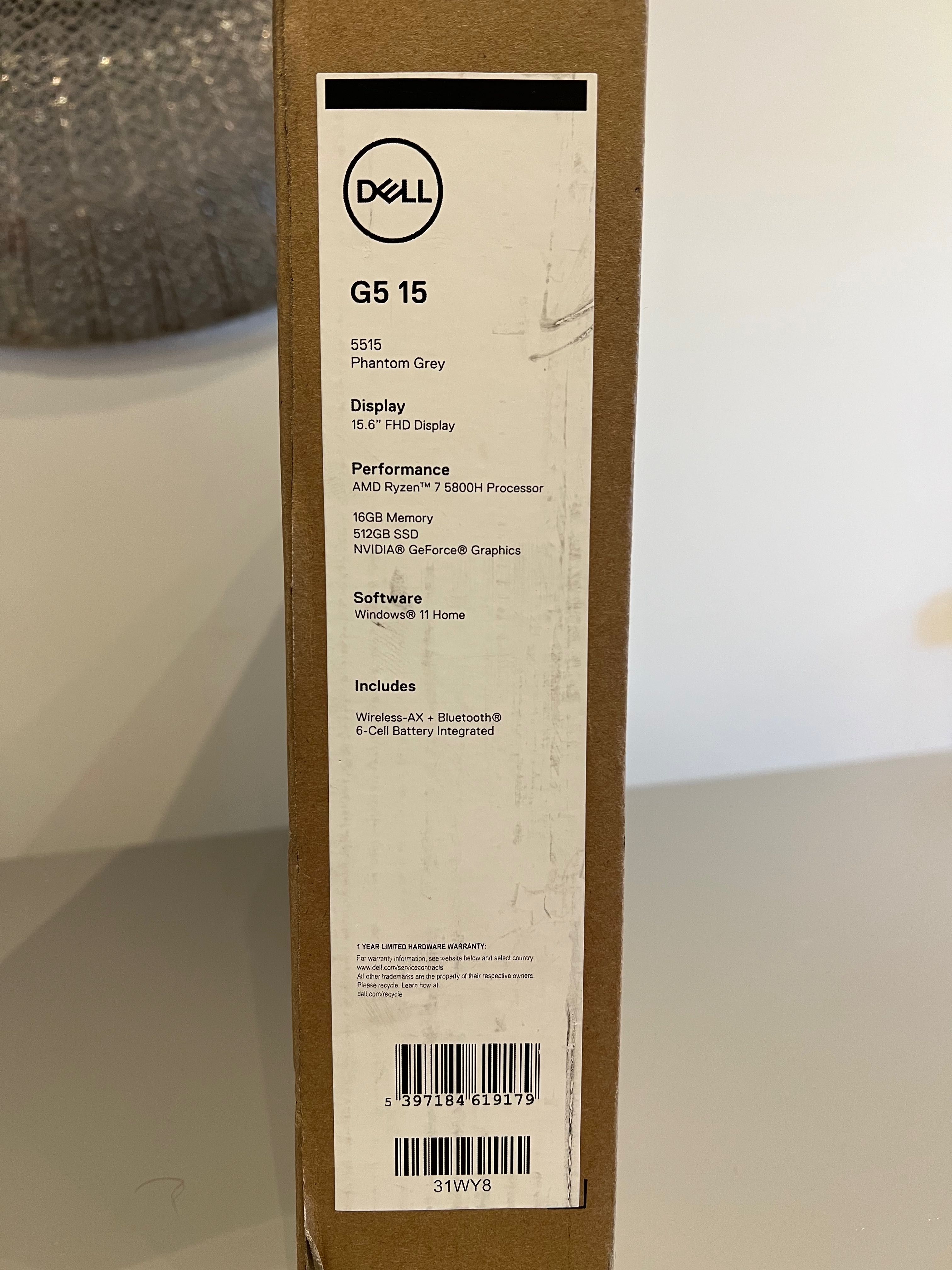 Dell G15/New/Laptop/Gaming laptop/Ноутбук/Ігровий ноутбук/RTX3060