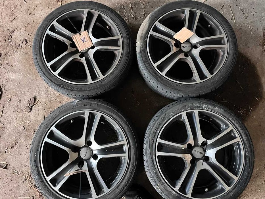 Oryginalne Alufelgi BROCK Black 16Cali 4x108 ET41 Ford Citroen Peugeot
