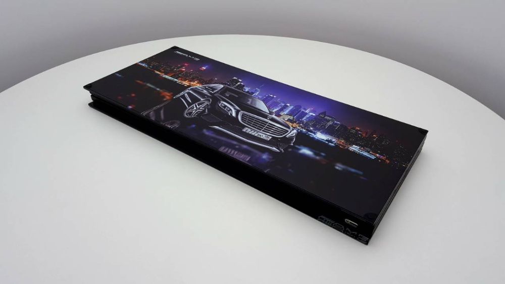 Нарды Хай-тек из каленого стекла. Дизайн. Подарок мужу. Art-limit.