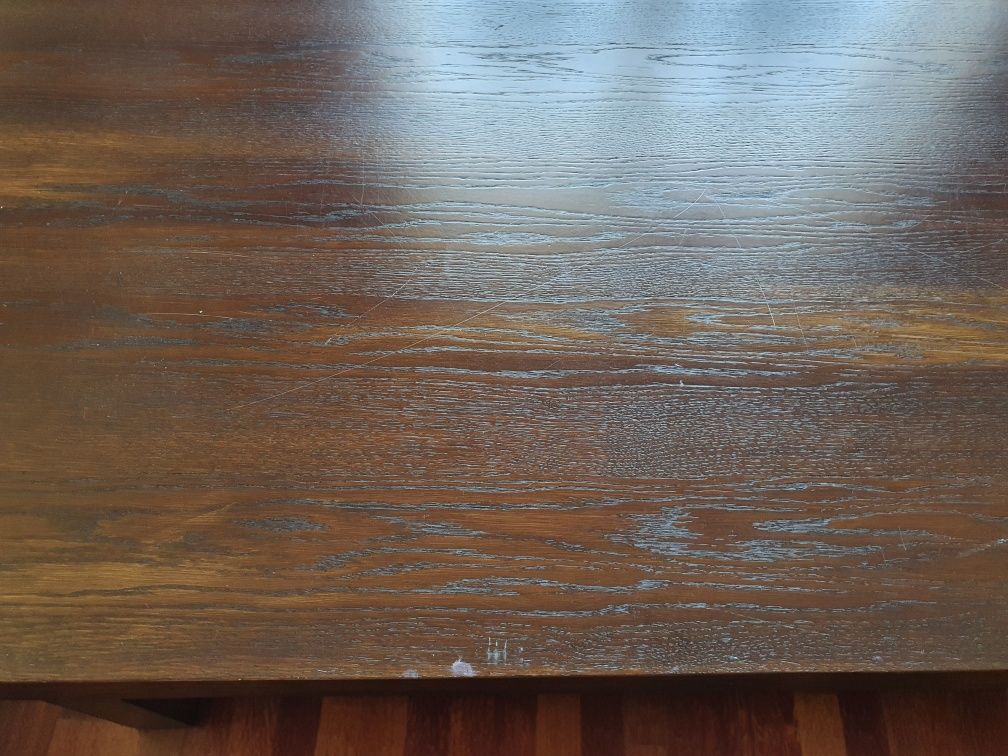 Stół drewniany, struktura starego drewna  orzech 200x80 cm