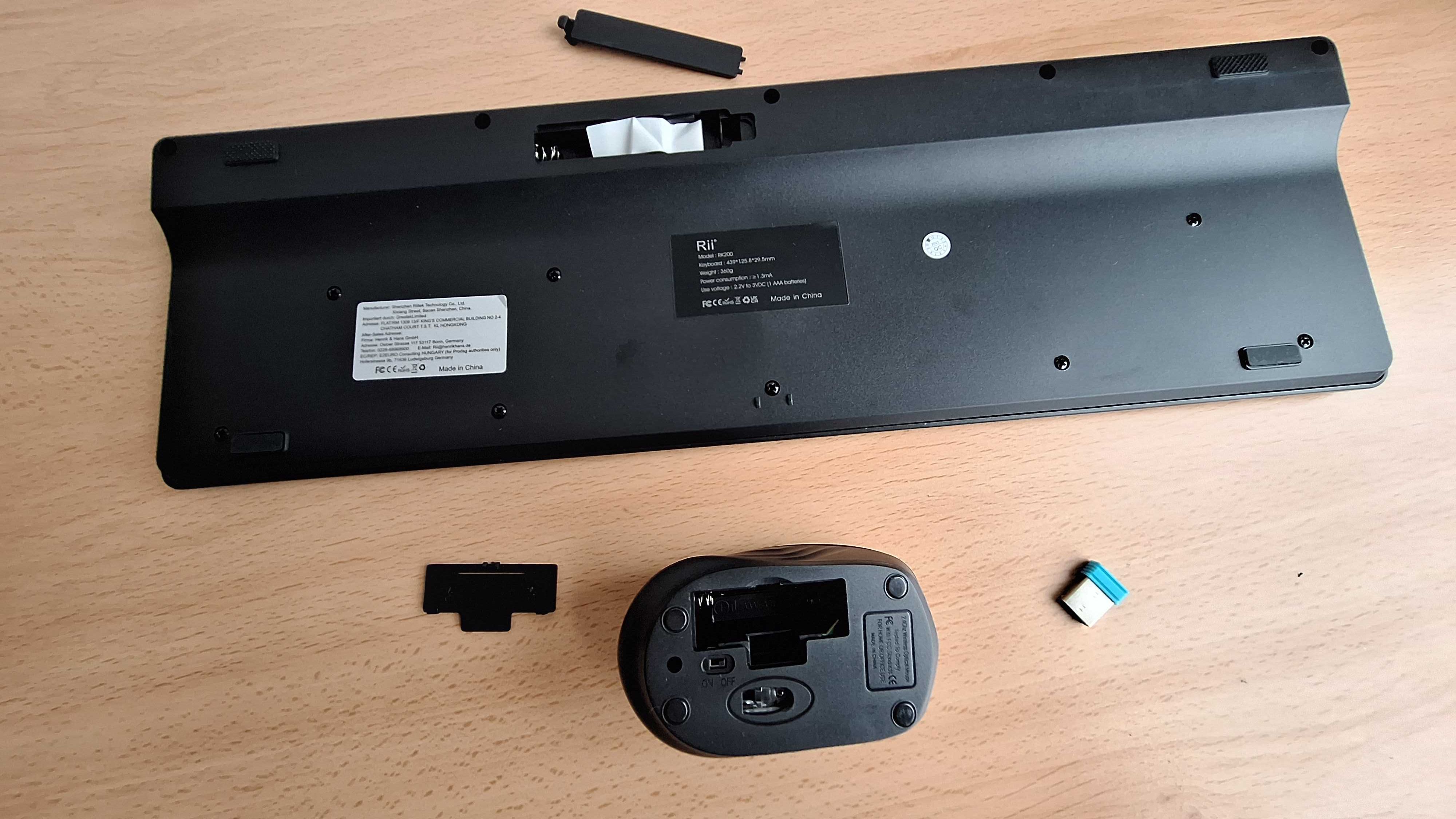 Teclado e rato, Rii RK200  Wireless - Trabalho e Casa