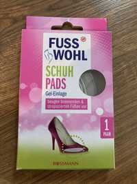 Nowe wkładki do butów fusswohl schuh pads żelowe