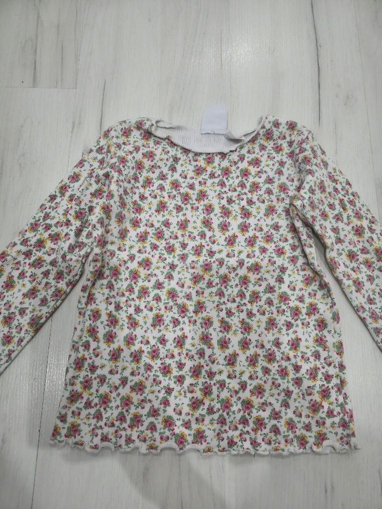 Koszulka w kwiatki Zara roz.104