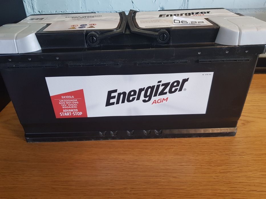 ОРИГИНАЛЬНЫЙ аккумулятор Energizer 105 Ah, AGM