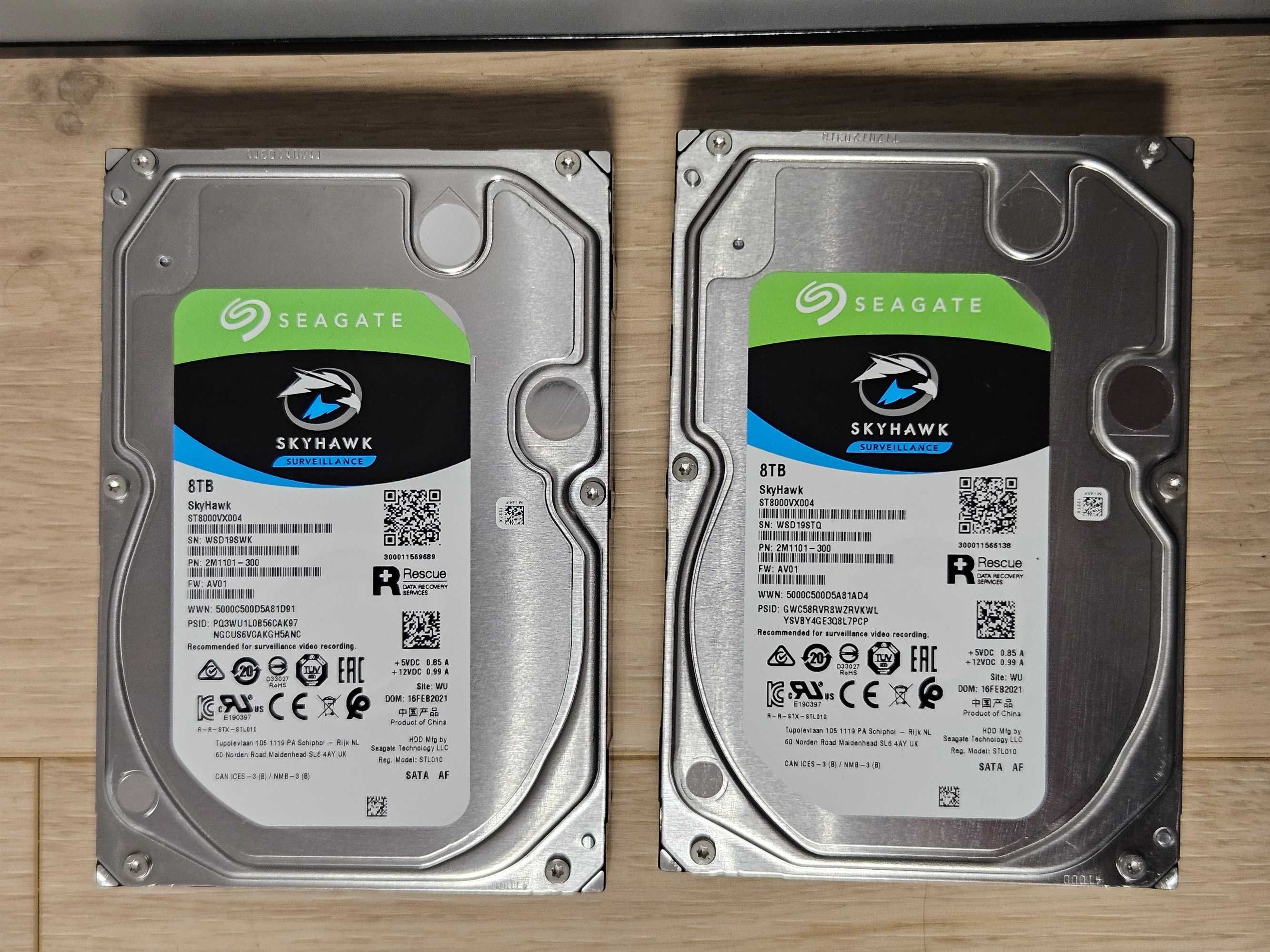 8TB жорсткий диск 3.5" Seagate SkyHawk. Під відеонагляд і роботи 24\7