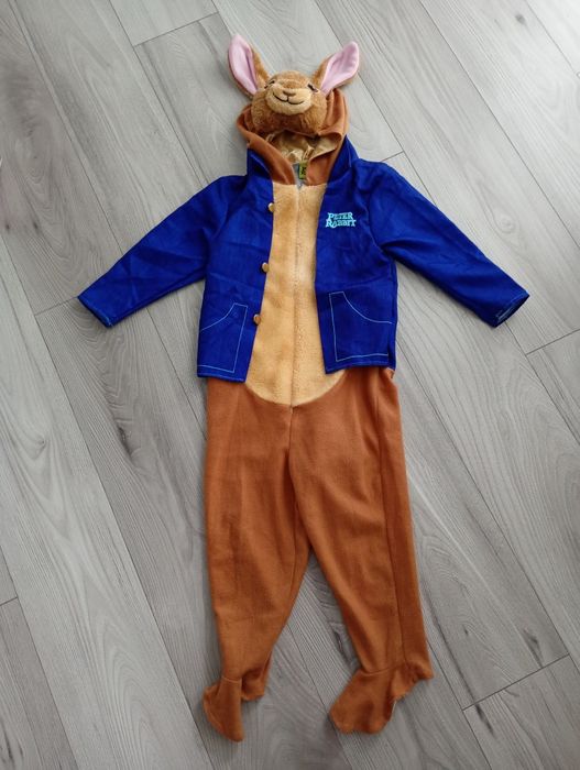Strój karnawałowy andrzejki Peter rabbit Piotruś królik 4-6