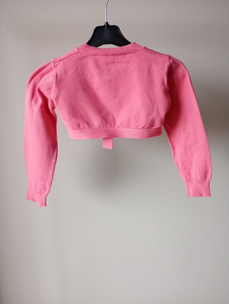 Różowe bolerko, narzutka, sweterek r. 98/104 HTX