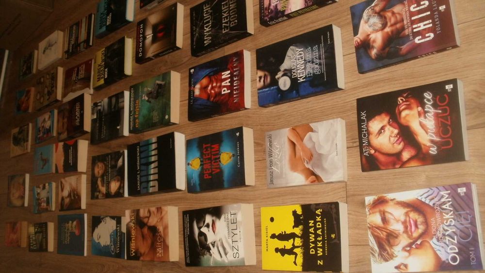 Duży zestaw książek - Miłoszewski, Wiśniewski, Krajewski i inni