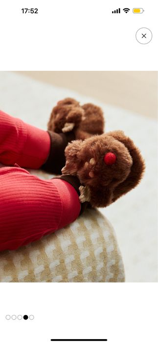 Капці різдвяні дитячі NEXT нові