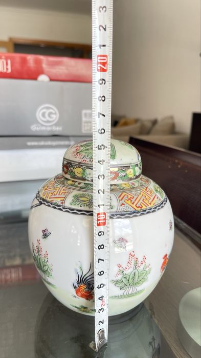 Pote de Macau - motivo galo