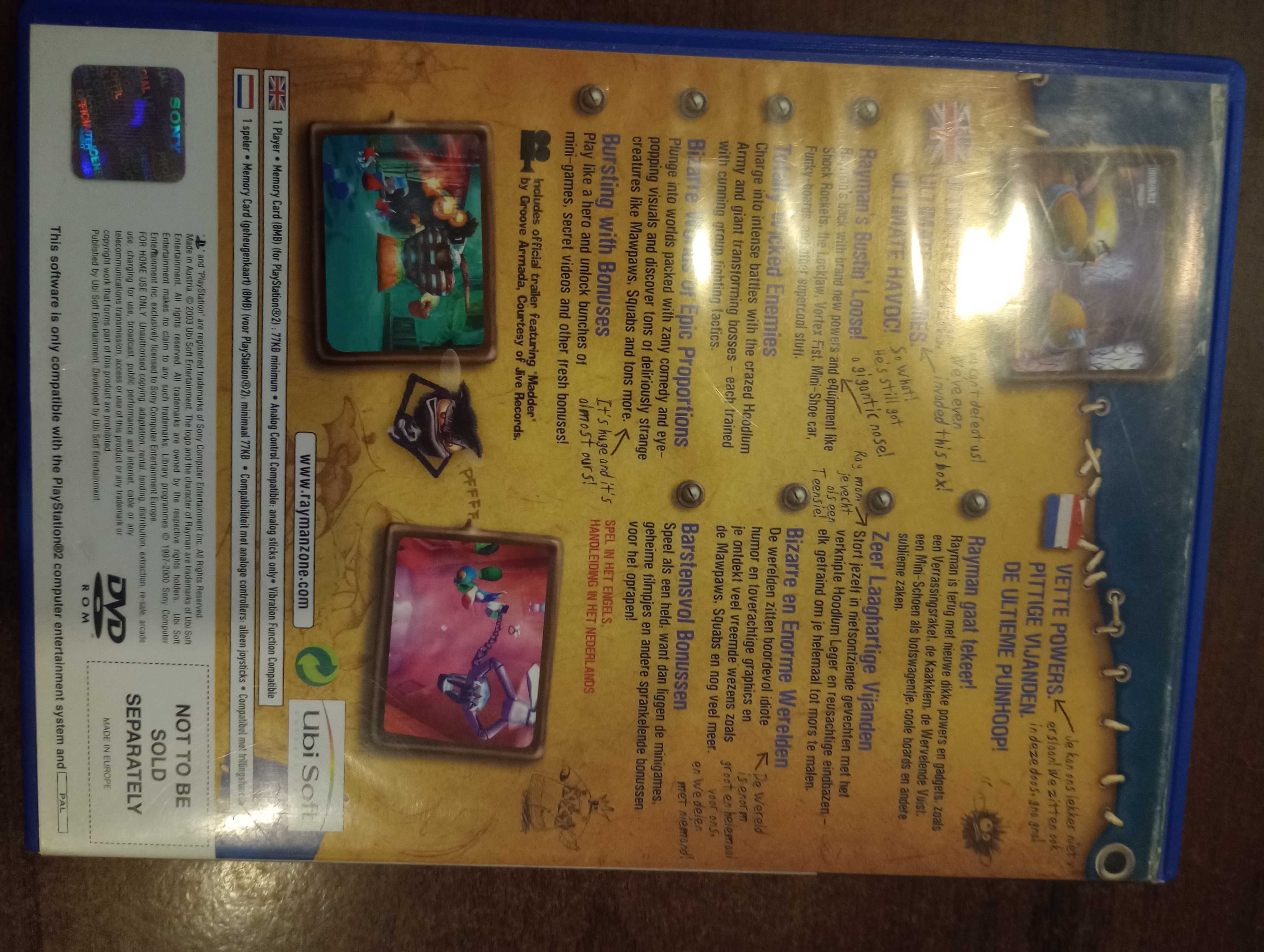 Ps2 Rayman 3 PlayStation 2