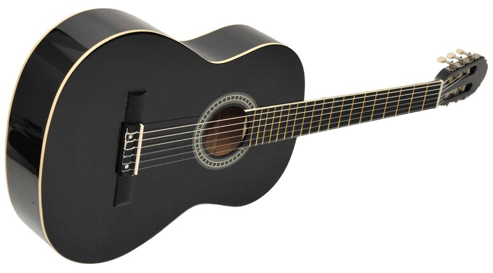 Gitara klasyczna Prima CG-1 4/4 Black + 3 kostki gitarowe gratis