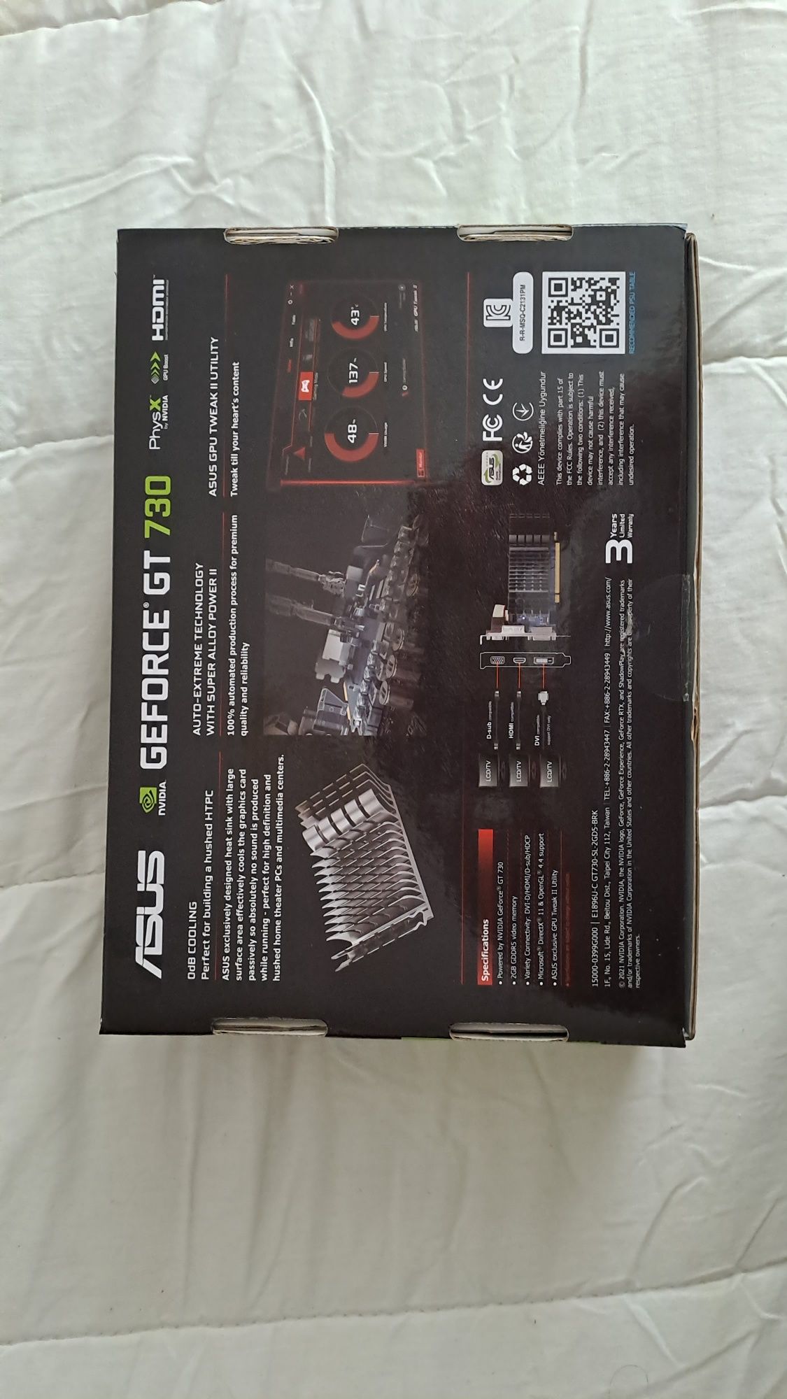 Placa de gráfica Asus Geforce GT 730