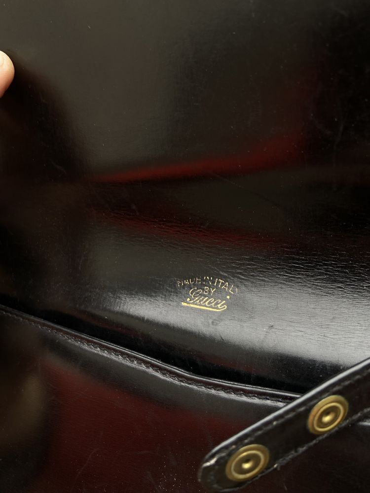 вінтажна оригінальна сумка Gucci made in Italy гуччі