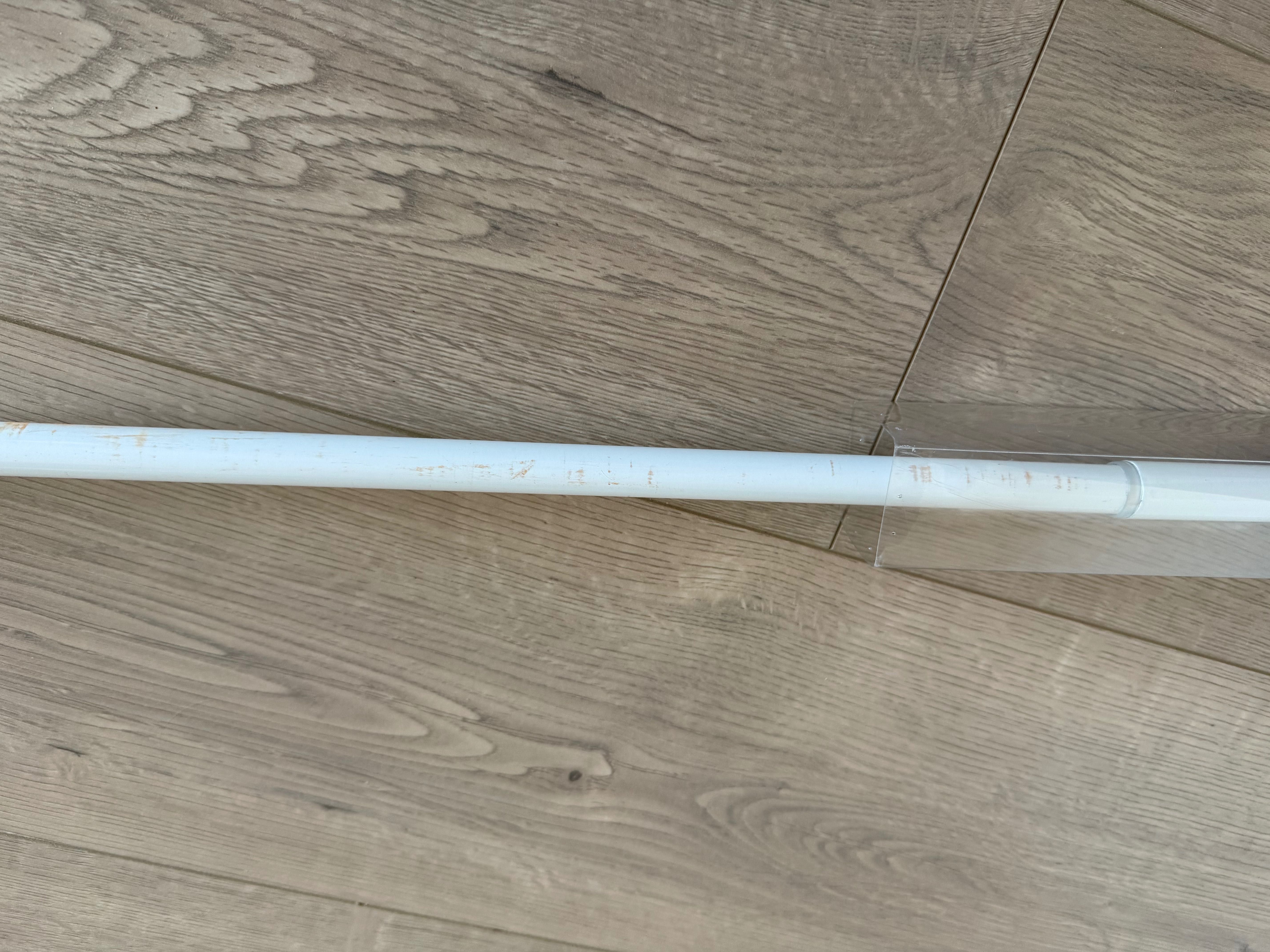 Karnisz regulowany biały 120-210 cm Kreta