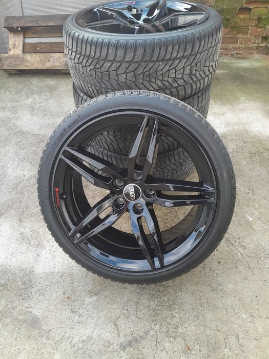 Oryginalne 19calowe koła zimowe Audi A4 B9 Hankook 7.5mm