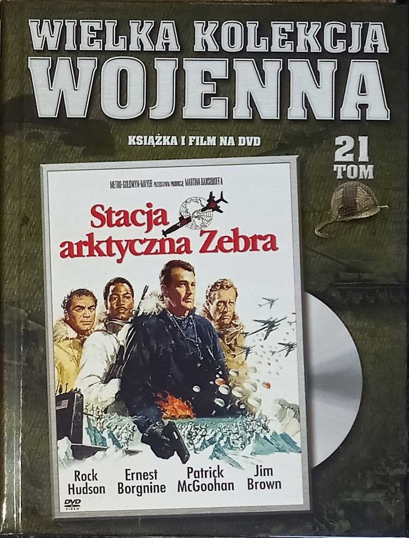 Film Stacja arktyczna Zebra książka i płyta DVD nowy folia