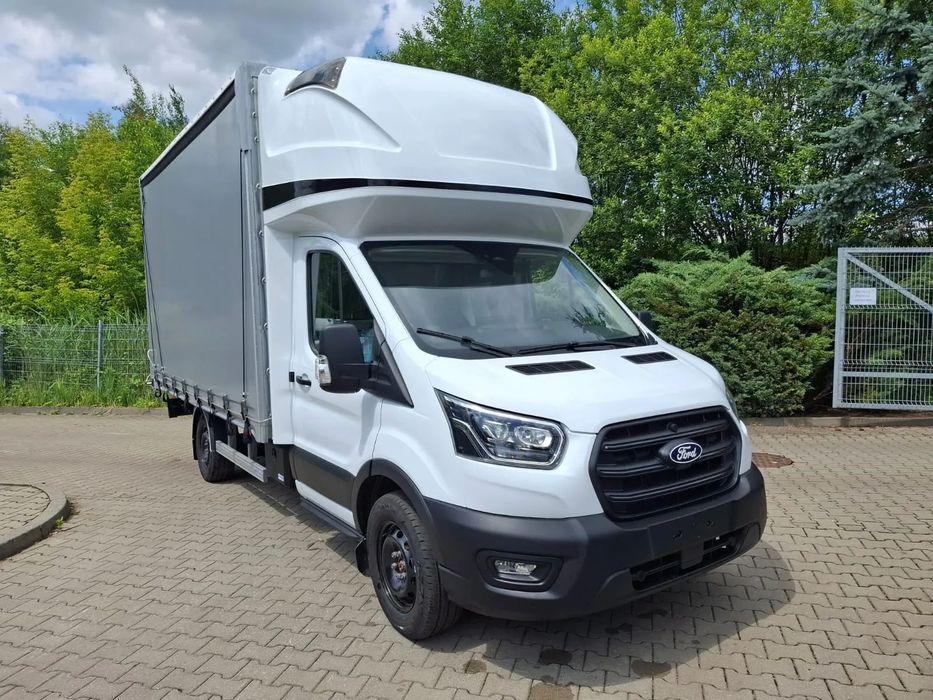 Ford Transit  350 L3 | Bi-Xenon | FV23% | sypialnia + zabudowa skrzyniowa z plandeką