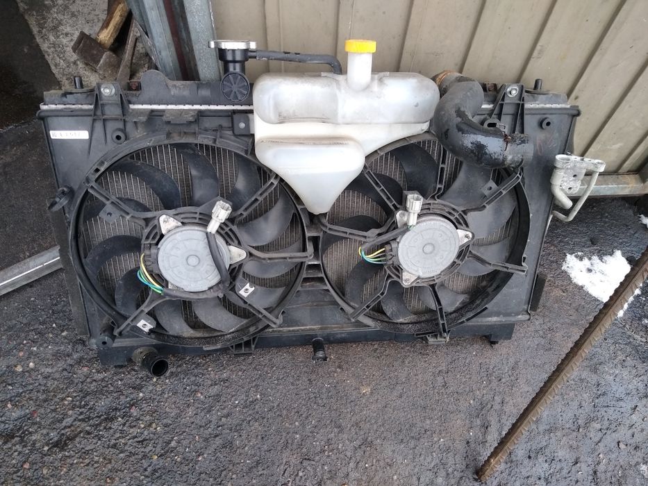 Chłodnica wody klimatyzacji wentylator komp Mazda 6 II 2.2citd 07-12r