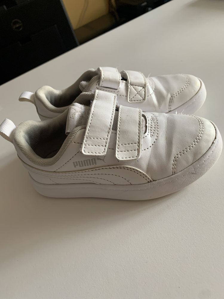 Buty adidasy puma białe 28 rzepy chłopięce