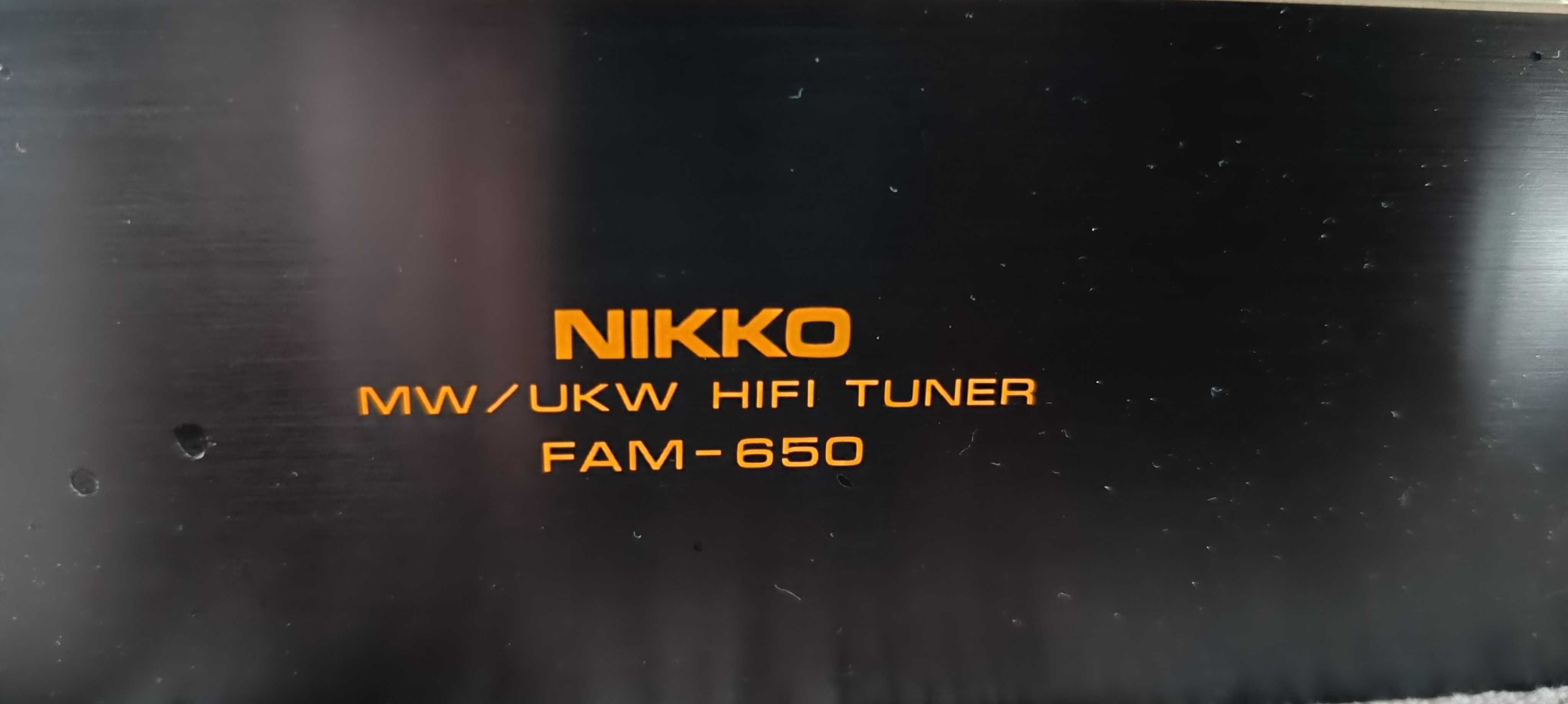 Tuner radiowy Hi-Fi Nikko FAM- 650