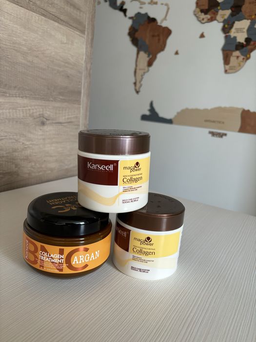 Оригінал ! Знижка !маска Karseell Collagen TreaTment ARGAN 550 ml