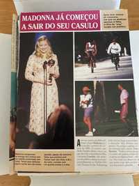 Madonna - Centenas de reportagens e recortes de revistas dos anos 89 e 90
