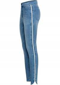 B.P.C jeansy skinny z lampasami r.40