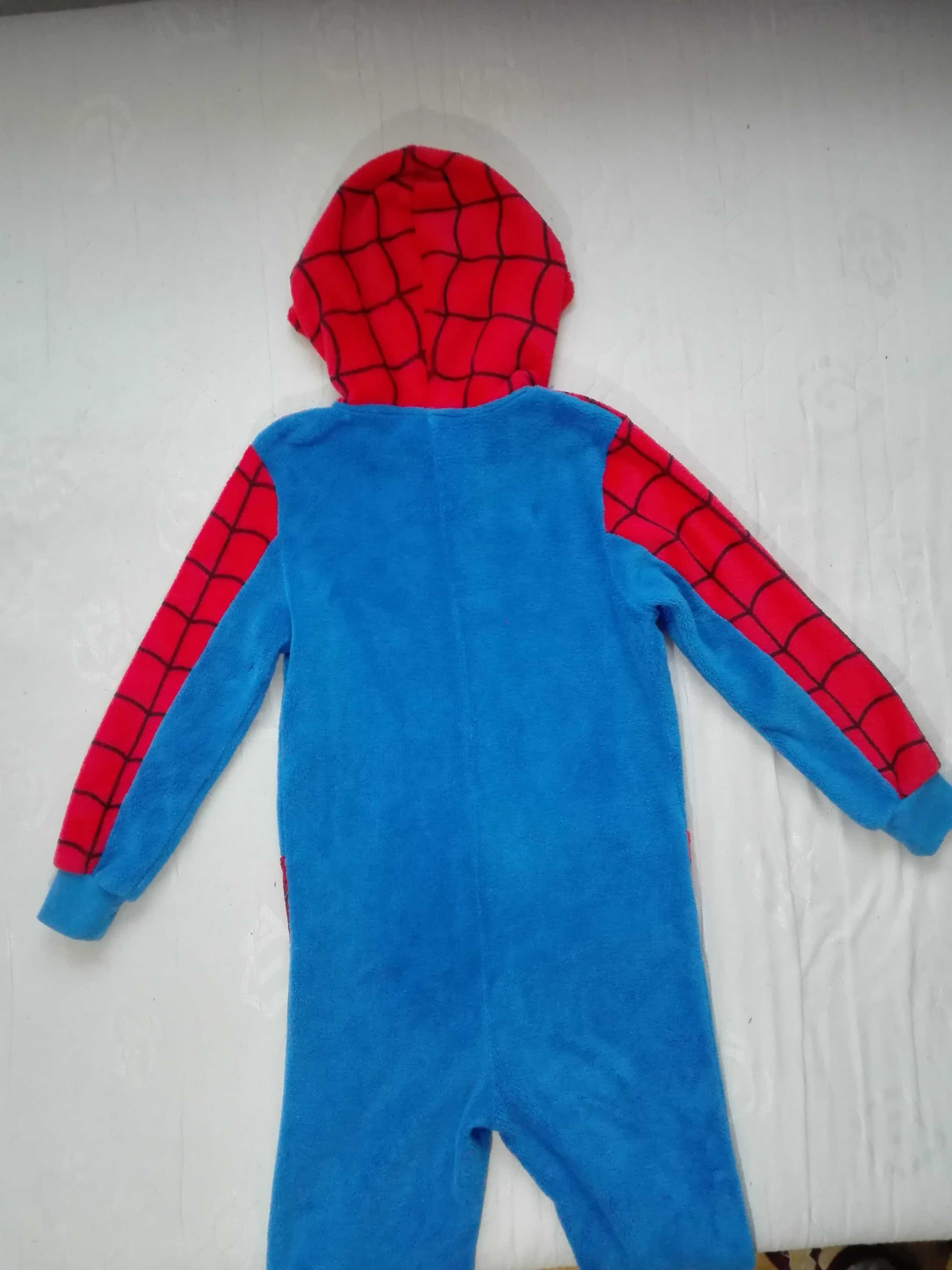 piżama, przebranie Spiderman, 122-128, 6-8 lat, H&M, kostium