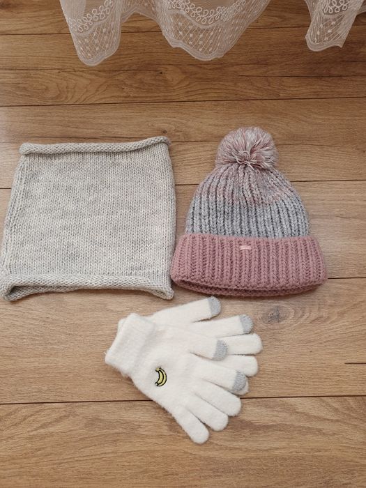 Czapka 4f komin i rękawiczki