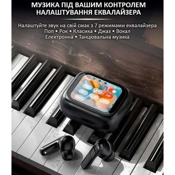 LX-10 TWS Bluetooth навушники з LED дисплеєм|Бездротова гарнітура|Вак