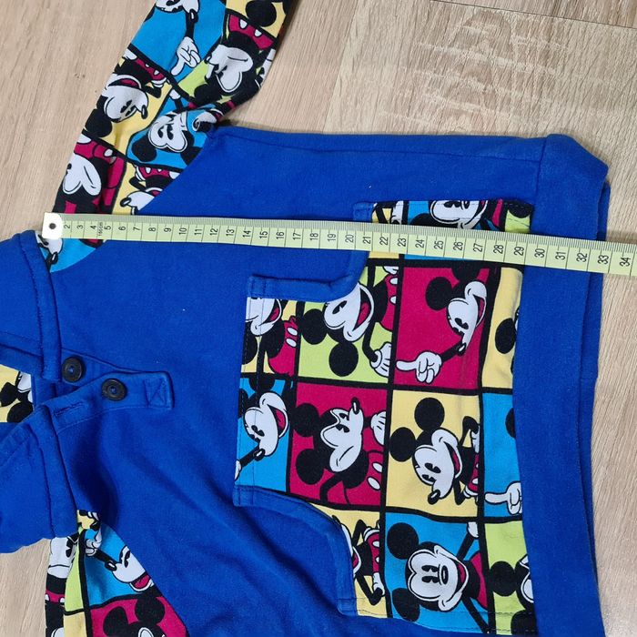 Dres myszka Mickey 5 części Komin czapka rękawiczki