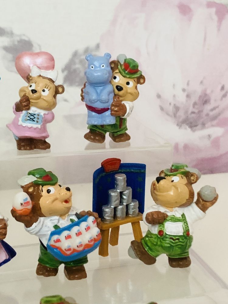 Kinder niespodzianka Die Top Ten Teddies, Misie bawarskie, vintage