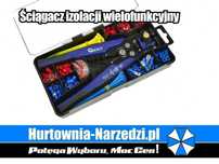 Ściągacz izolacji wielofunkcyjny +zestaw konektorów opasek
