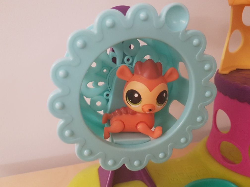 LPS The Littlest Pet Shop plac zabaw karuzela dla chomików