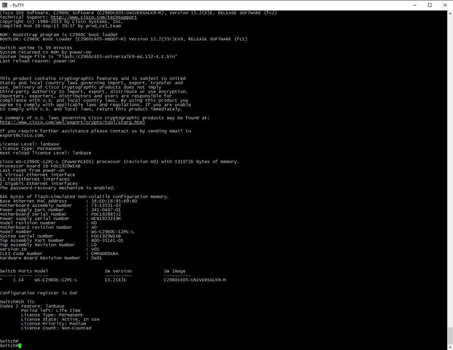 Коммутаторы 12 Poe Cisco Catalyst WS-C2960C-12PC-L безнал/гарантия