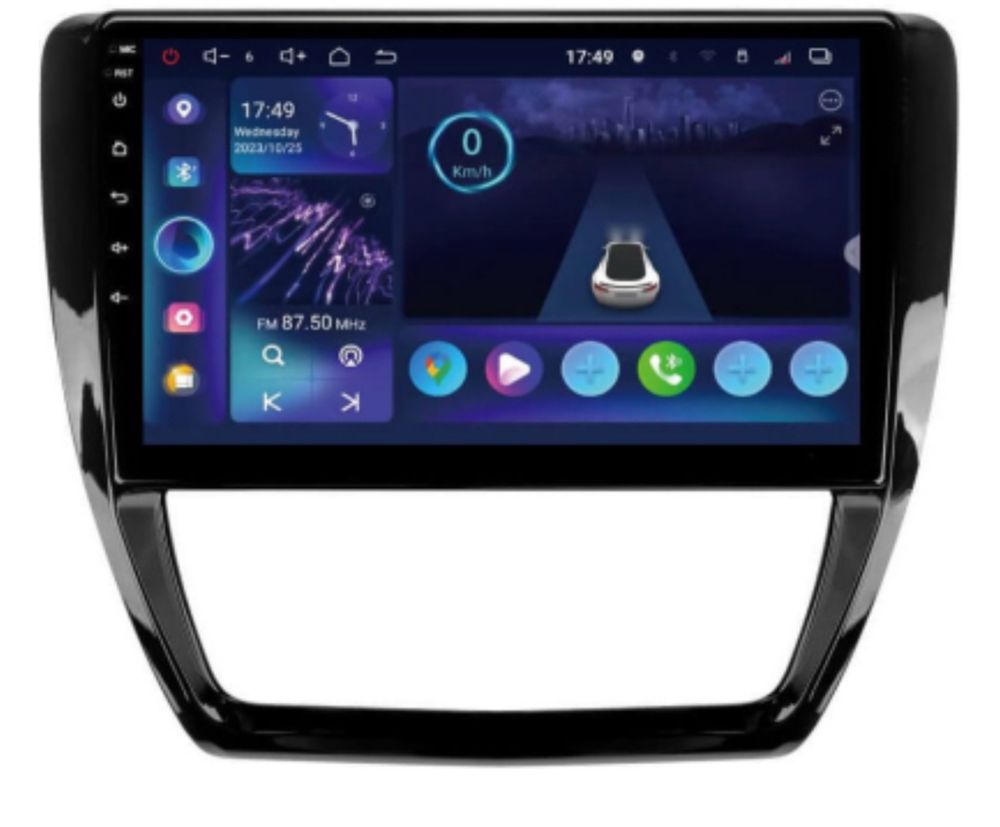 2Din магнитола Volkswagen Jeta 6 2011-2018 10 дюймів з рамкою