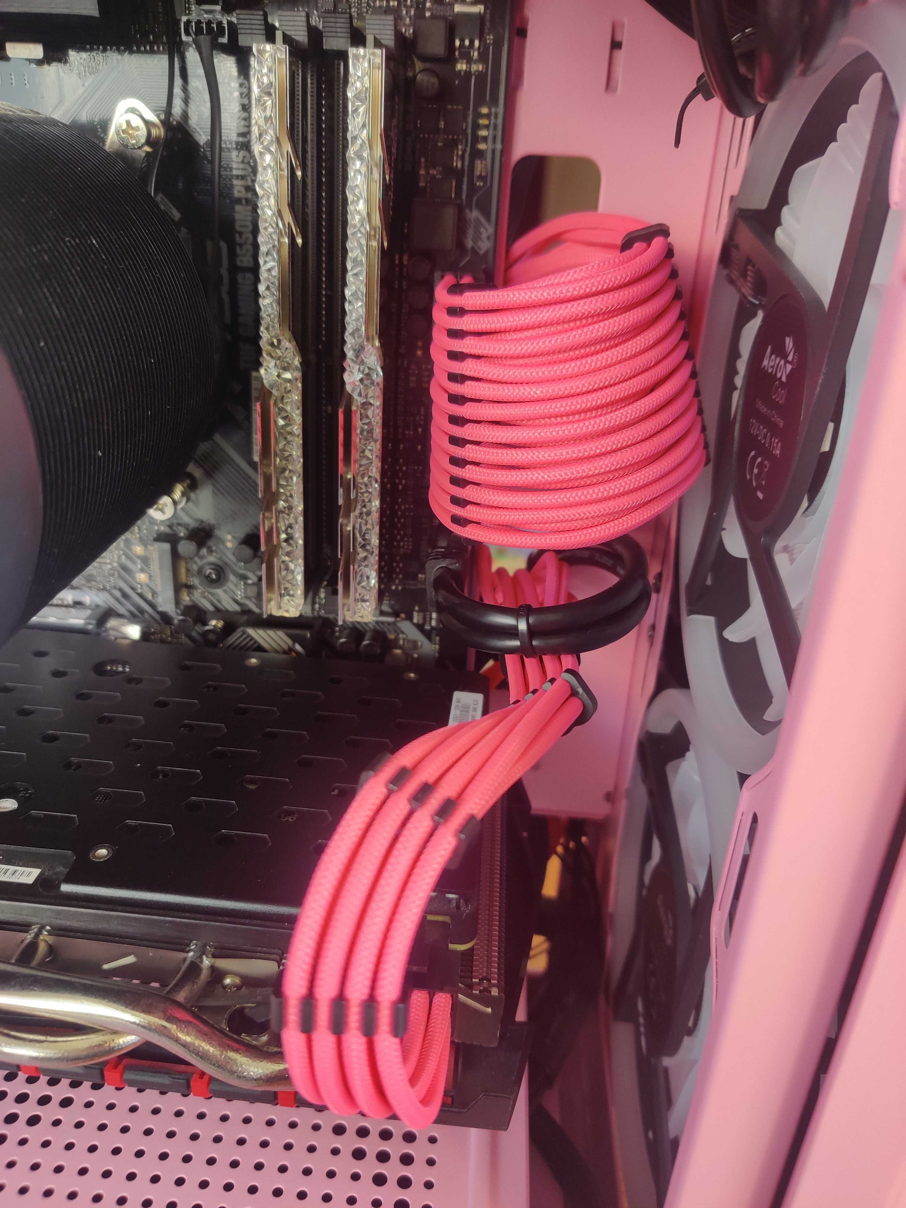 Komputer różowy (unikatowy) Pink Lady PC Desktop Gamingowy
