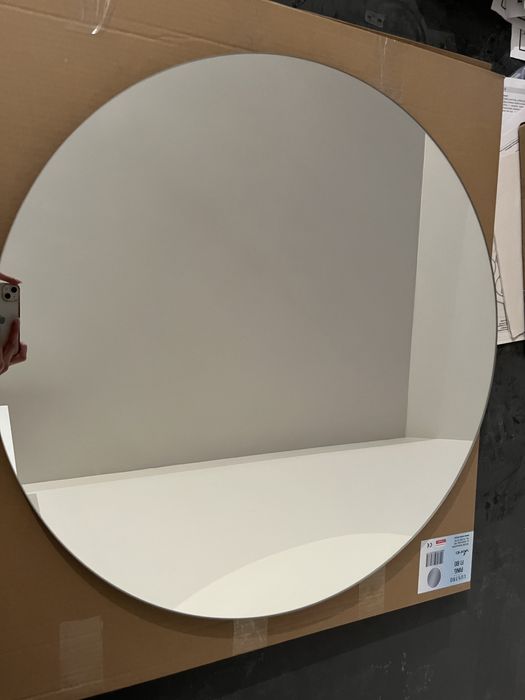 Nowe lustro łazienkowe okrągłe 70 cm z podświetleniem Led