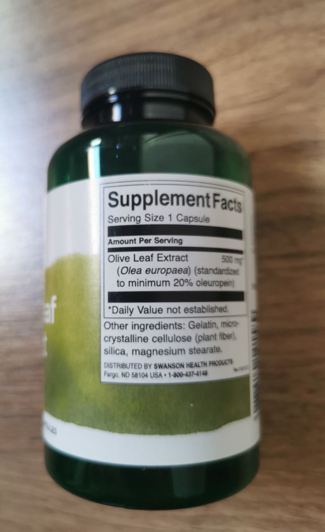 Olive Leaf Extract SWANSON 60 Kapsułek