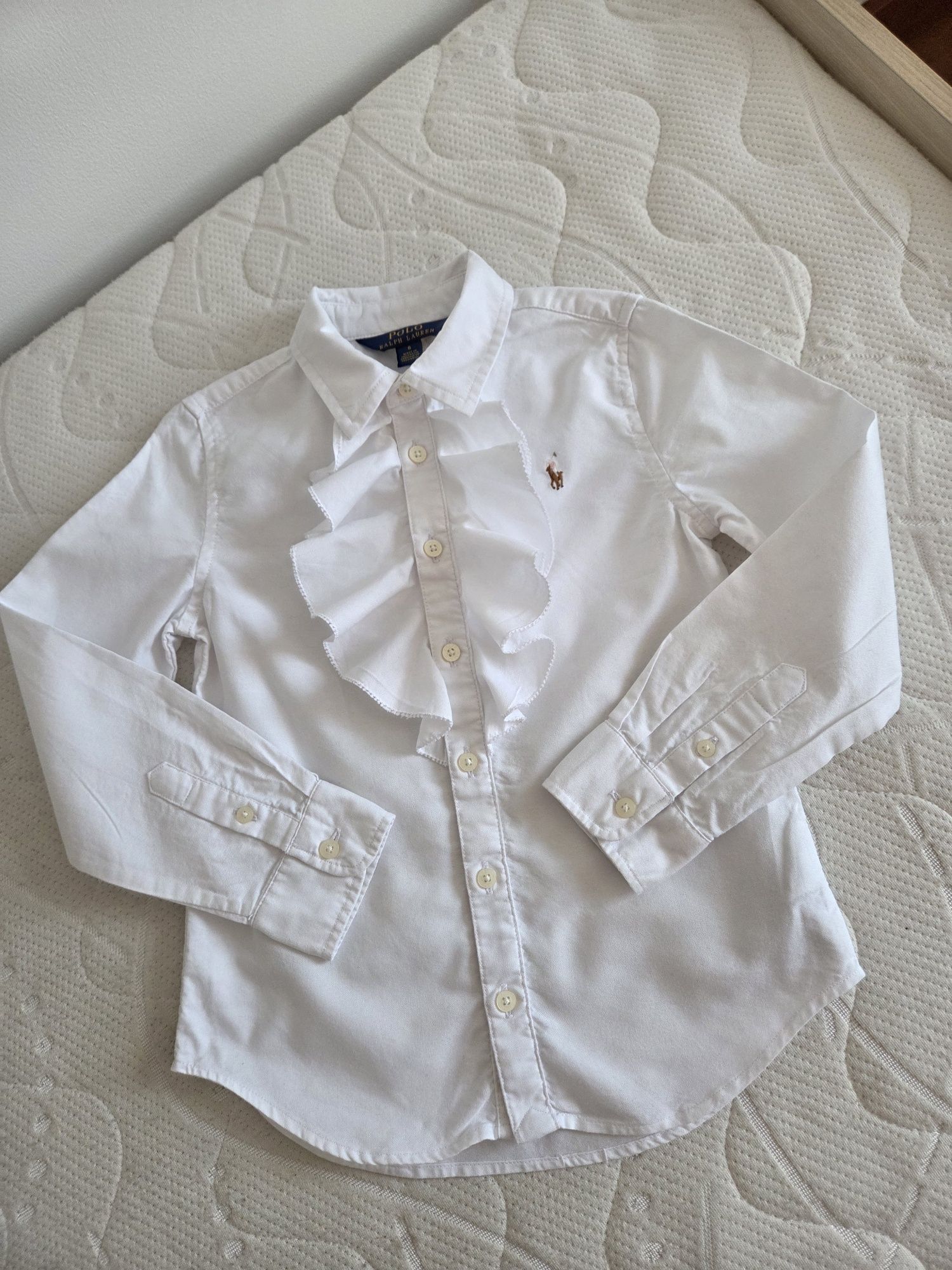 Śliczna koszula dziewczęca Ralph Lauren wizytowa