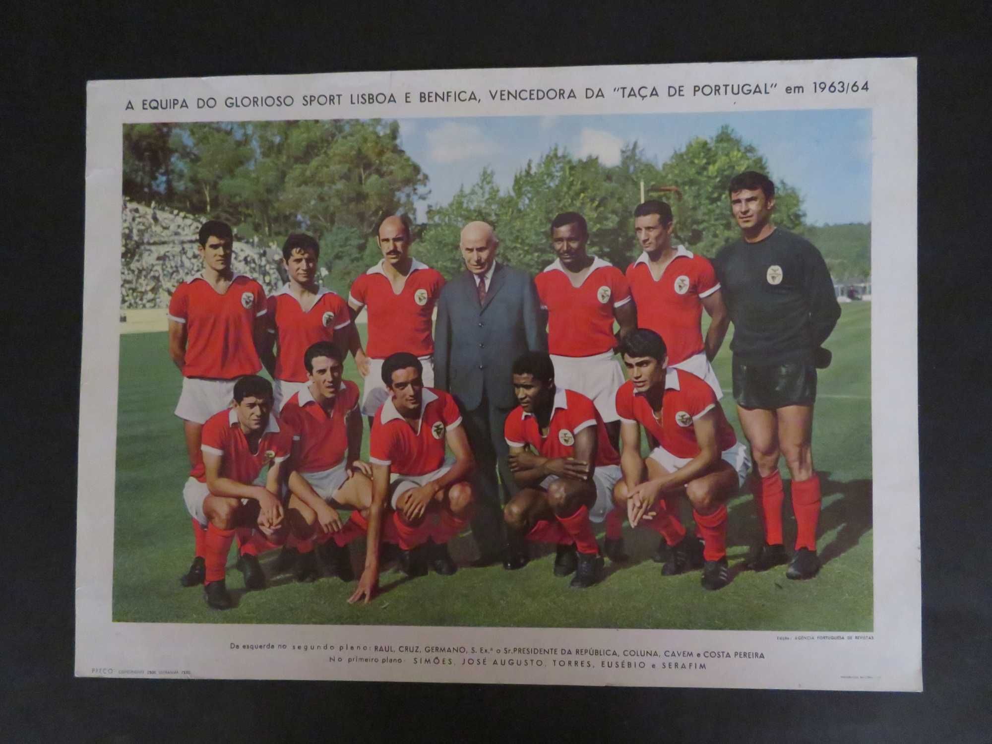 S.L. BENFICA - Vencedor da Taça de Portugal 1963/64