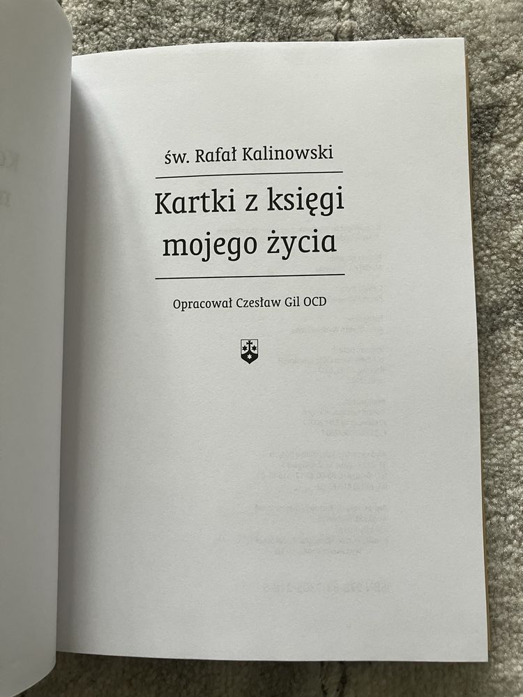 Kartki z księgi mojego życia św. Rafał Kalinowski