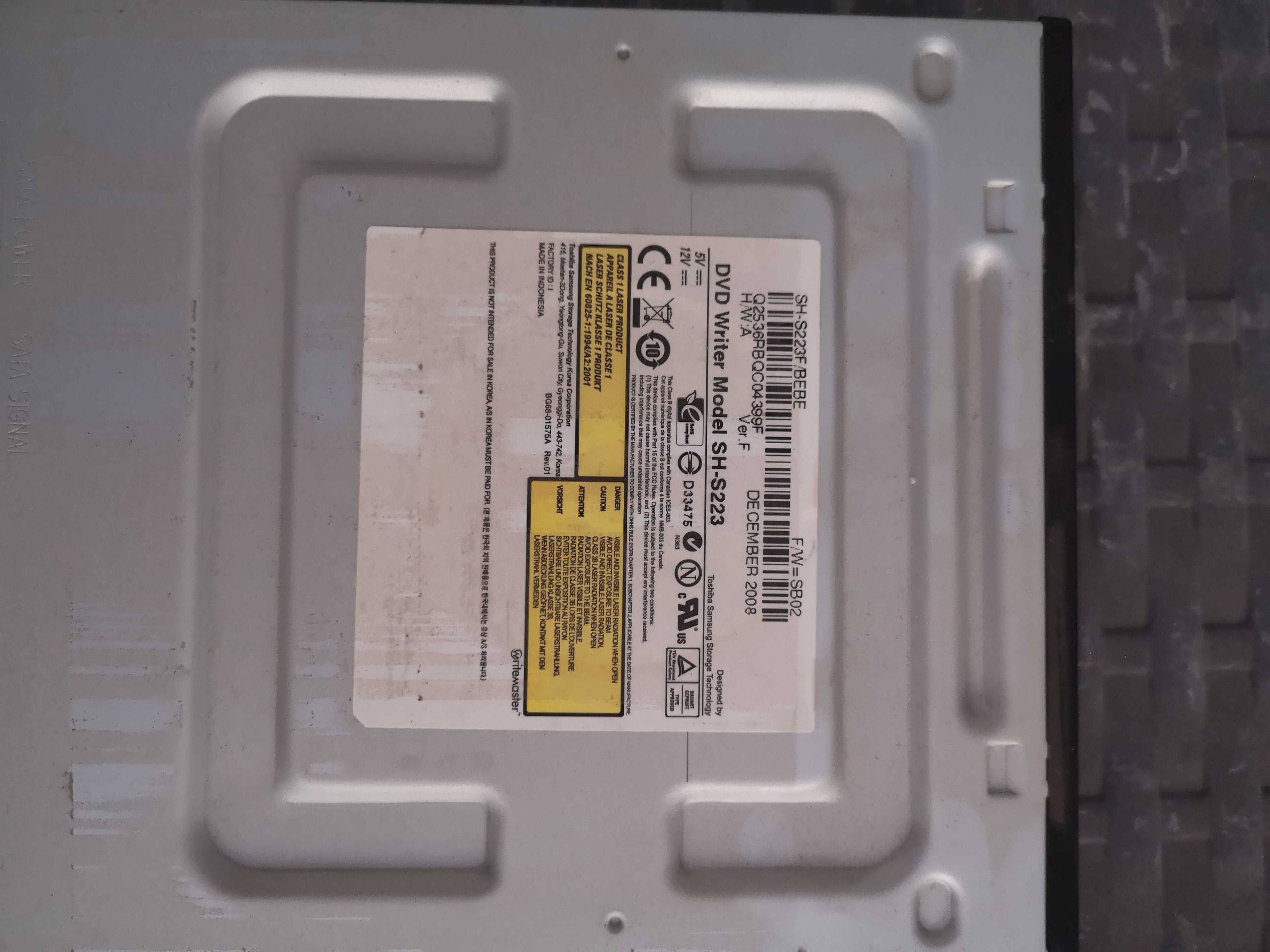 Gravador DVD WriteMaster Speed Plus SH-S223
