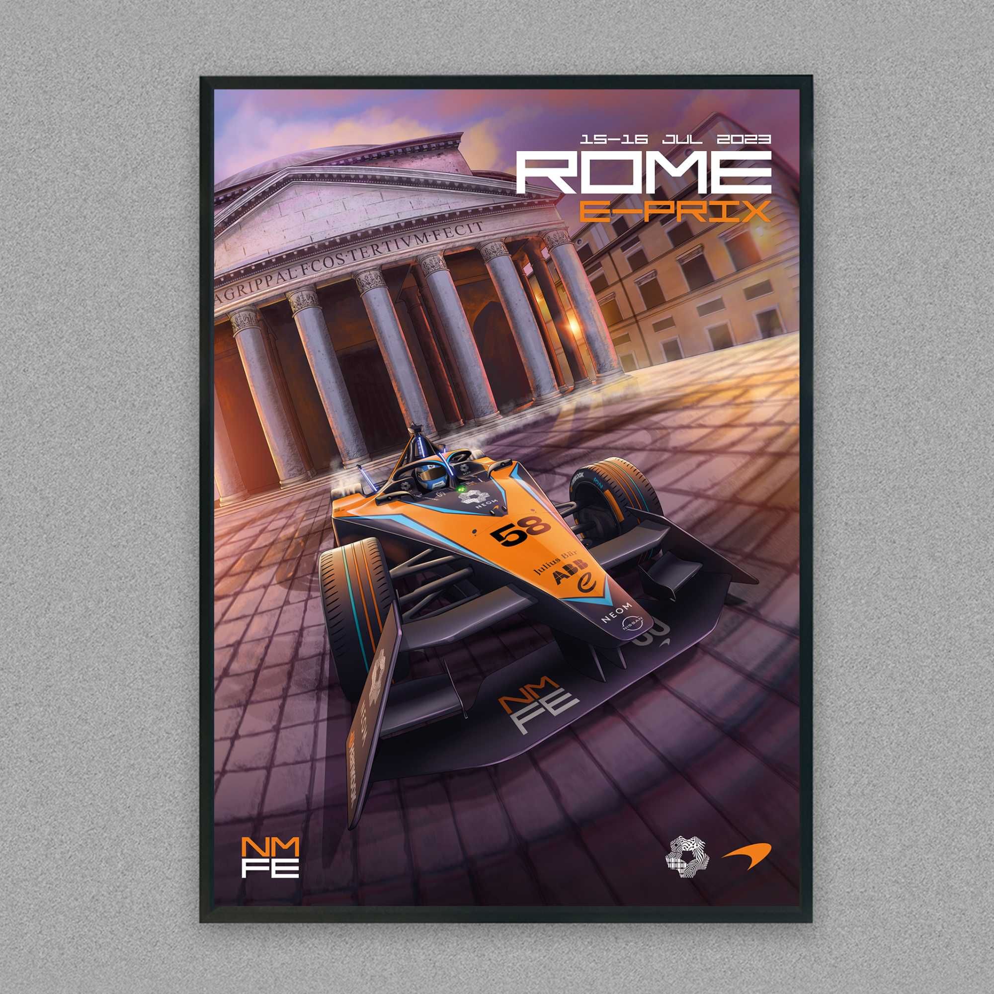 plakat F1, plakat obraz grafika formuła jeden, obraz auto F1 bolid