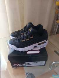 Fila hometown 36 czarne logo oryginalne nowe