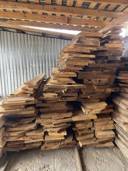 Дошка вільха (необрізна, суха, столярна, 32 мм та 52 мм)