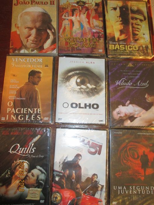 Dvd's de filmes - originais - novos